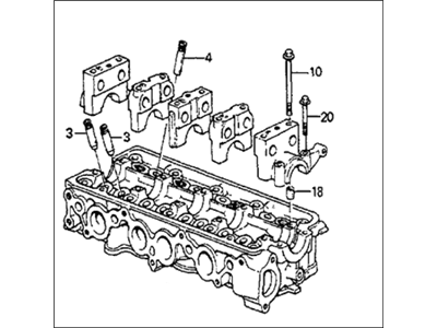 Honda Prelude Cylinder Head - 12100-PC6-305