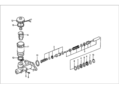 Honda 46100-SA5-953 Master Cylinder Assembly