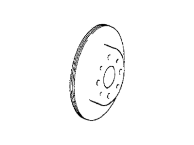 1986 Honda Prelude Brake Disc - 45251-SB0-000