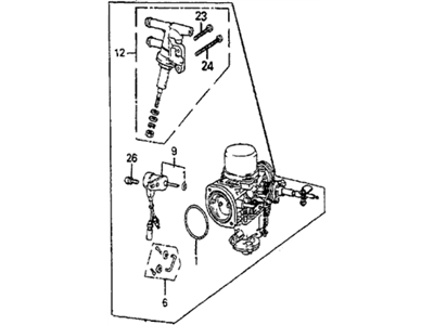 Honda Prelude Carburetor - 16102-PC7-664