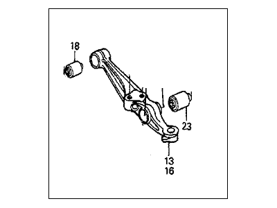 1986 Honda Prelude Control Arm - 51365-SF0-000