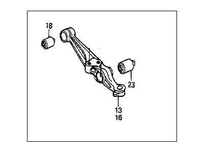 1987 Honda Prelude Control Arm - 51355-SF0-000