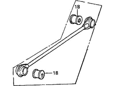 Honda 52370-SA5-671 Rod Assembly, Rear Radius