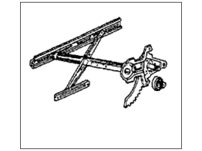 Honda Prelude Window Regulator - 75320-SB0-014