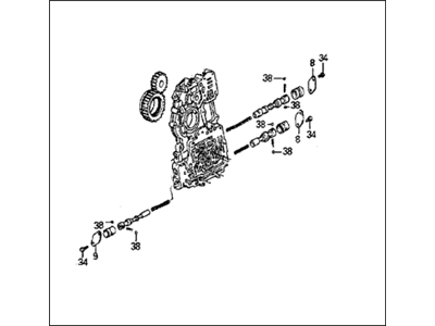 Honda Prelude Valve Body - 27105-PC9-660