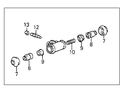 Honda 43300-SB0-671 Cylinder Assembly, Rear Wheel