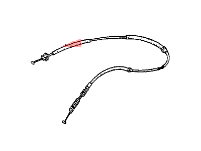 1986 Honda Prelude Throttle Cable - 17910-SB0-622