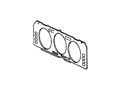 Honda Prelude Gauge Trim - 37112-SF0-671