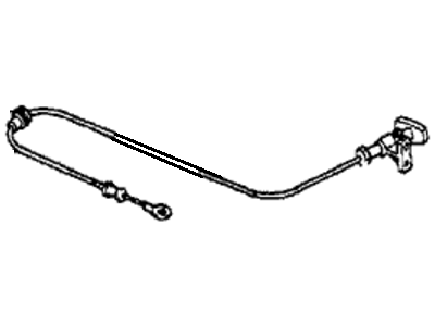 1986 Honda Prelude Hood Cable - 63450-SB0-670