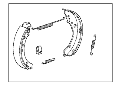 Honda Prelude Brake Shoe Set - 064B3-SA5-673