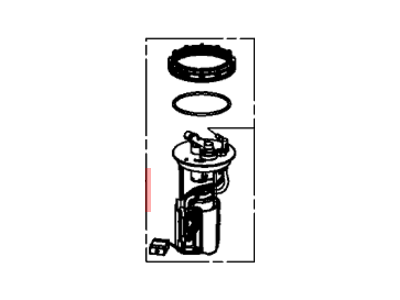 Honda 17045-TR0-A10 Module Set, Fuel Pump