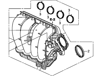 Honda 17100-R40-A00