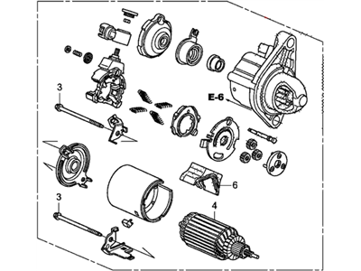 2018 Honda HR-V Starter Motor - 31200-R1A-A12RM