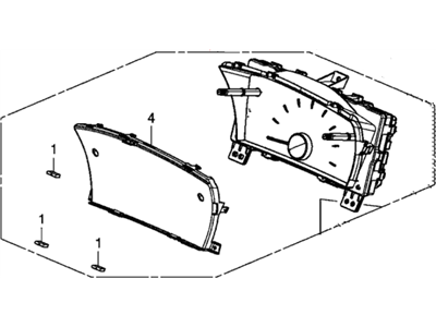 2015 Honda Civic Speedometer - 78200-TR3-A21