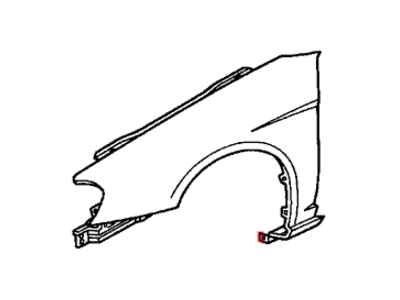 Honda 60211-S5D-A90ZZ Panel, Right Front Fender (Dot)