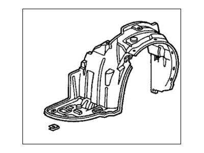 Honda 74101-S5A-000 Fender, Right Front (Inner)