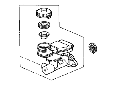 Honda 46100-S5D-A01 Master Cylinder Assembly