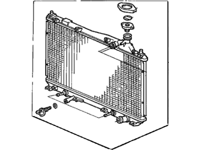 Honda 19010-PMM-A61 Radiator (Denso)