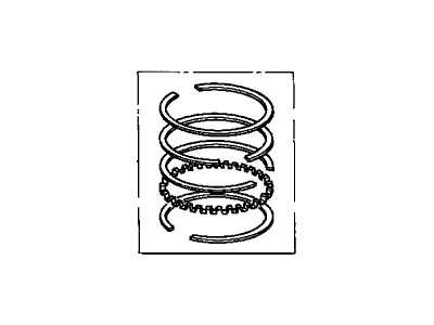 Honda 13031-PLD-004 Ring Set, Piston (Over Size) (0.50)