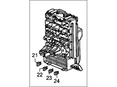 Honda 38200-S5P-A31 Box Assembly, Fuse