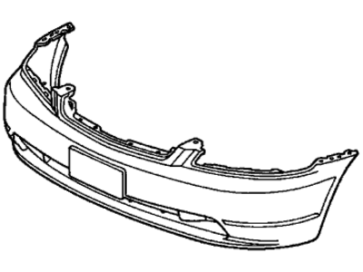 Honda 04711-S5P-A90ZZ Face, Front Bumper (Dot)