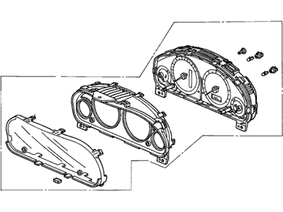 Honda 04783-S5P-A31 Meter, Combination