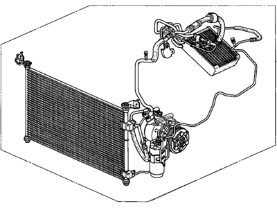 Honda 80000-S5D-A24 Air Conditioner Assy.