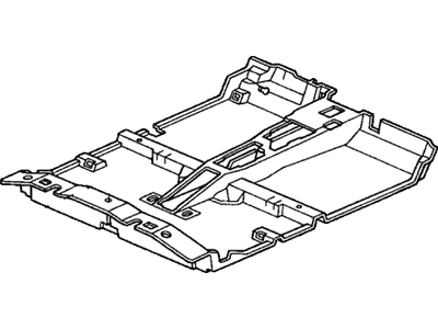 Honda 83301-S5P-A00ZB Floor Mat *YR168L* (LIGHT TAUPE)