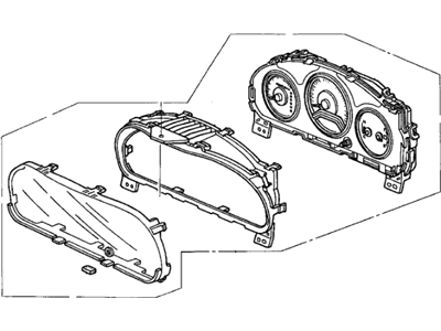 2004 Honda Civic Instrument Cluster - 78100-S5P-A05