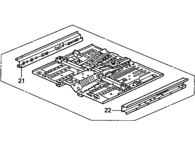 2002 Honda Civic Floor Pan - 65100-S5P-A11ZZ