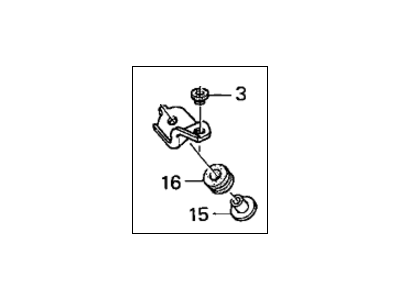 Honda 17231-PLC-000 Stay Assy. A, Air In.