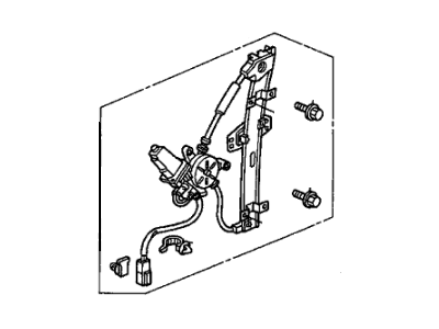 Honda 72210-S5P-A03 Regulator, Right Front