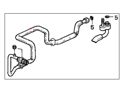 1991 Honda Accord A/C Hose - 80321-SM4-G05