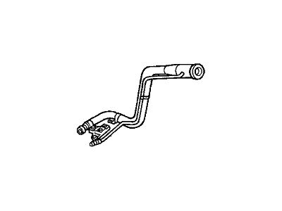 1991 Honda Accord Fuel Filler Neck - 17660-SM4-A01