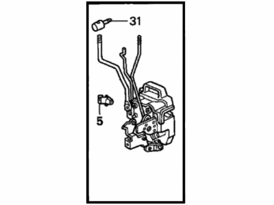 1990 Honda Accord Door Lock Actuator - 72110-SM4-A01