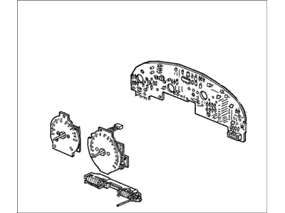 Honda 78120-SM4-A02 Panel, Speedometer/Tachometer And Print