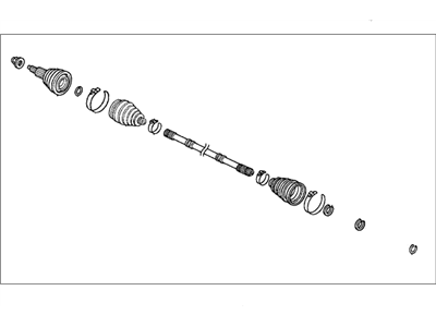 1992 Honda Accord Axle Shaft - 44010-SM1-952