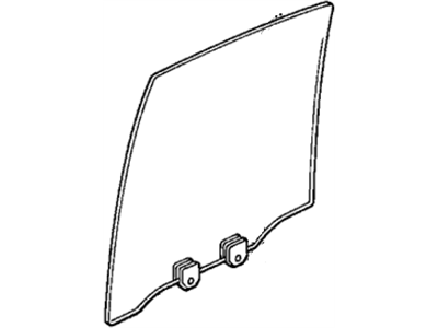 1992 Honda Accord Auto Glass - 73450-SM4-A00