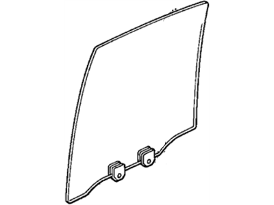 1993 Honda Accord Auto Glass - 73450-SM4-A00