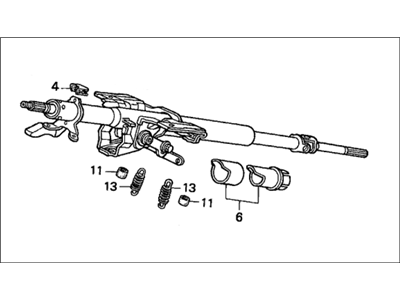 Honda Accord Steering Column - 53200-SM4-A03