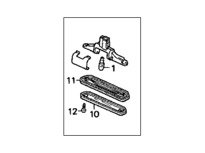 Honda 34100-SM4-003 Light Assy., License