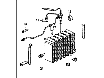 1993 Honda Accord Evaporator - 80210-SM4-A04