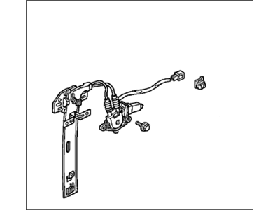 1991 Honda Accord Window Regulator - 72750-SM4-J01