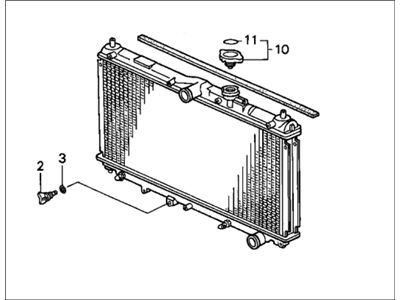 Honda 19010-PT1-906 Radiator (Toyo)