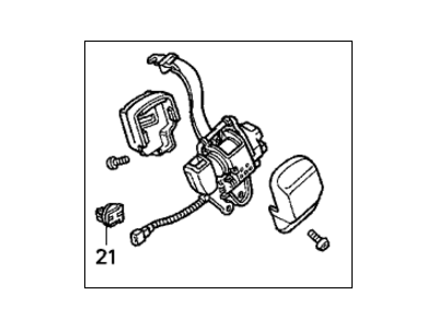 Honda 818A3-SM4-A03ZC Belt Assy., L. Shoulder *B44L* (PALMY BLUE)