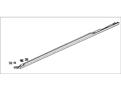 Honda 71850-SR3-000 Garnish Assy., L. Side Sill