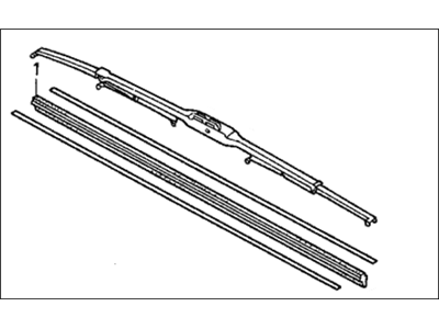 Honda 76630-SH3-G11 Blade, Windshield Wiper (Passenger Side)