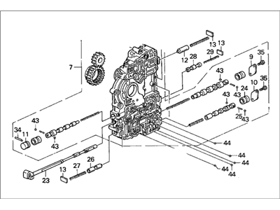 Honda 27000-P24-A01 Body Assembly, Main Valve