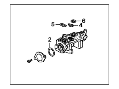 1992 Honda Civic Idle Control Valve - 16500-P06-A50