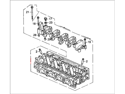 Honda 12100-P07-000 Cylinder Head Assembly